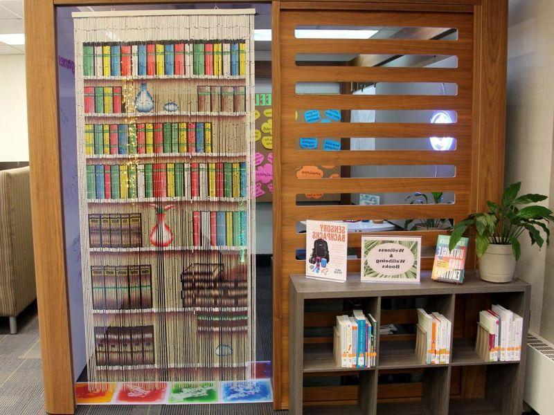 The entrance to the sensory space at the Penn State DuBois library. The space opened during the fall 2024 semester, thanks in part to a donation by Brett and Danielle Spencer.